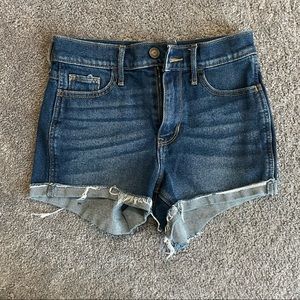 Hollister High Rise Denim Shorts